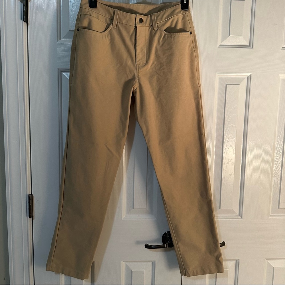 Lululemon Men’s pants. Never worn! 30 x30 khaki 5 pocket jean style